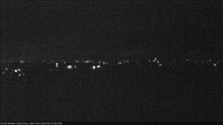 Lake Travis webcam, September 14, 2018 11:35 PM CT