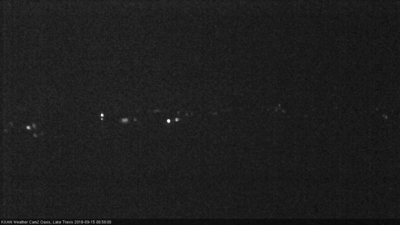 Lake Travis webcam, September 14, 2018 12:00 AM CT