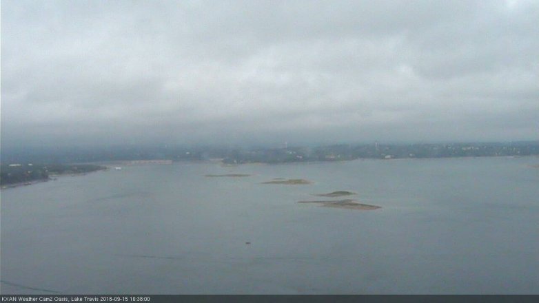 Lake Travis webcam, September 15, 2018 9:40 AM CT