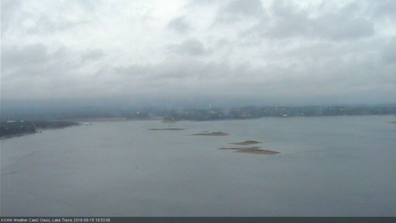 Lake Travis webcam, September 15, 2018 9:55 AM CT