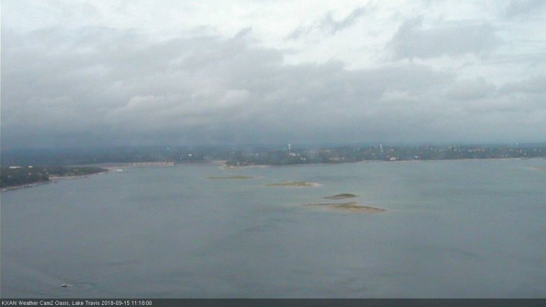 Lake Travis webcam, September 15, 2018 10:20 AM CT