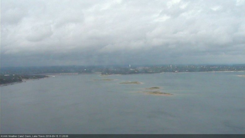 Lake Travis webcam, September 15, 2018 10:30 AM CT