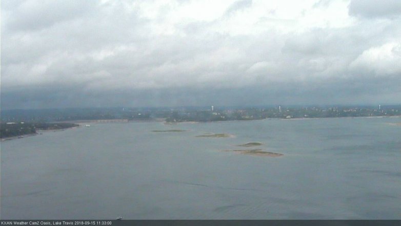 Lake Travis webcam, September 15, 2018 10:35 AM CT