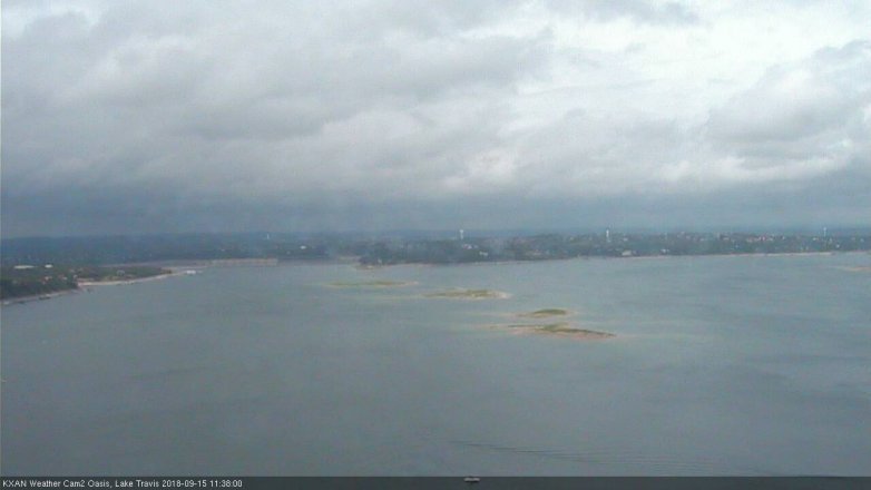 Lake Travis webcam, September 15, 2018 10:40 AM CT