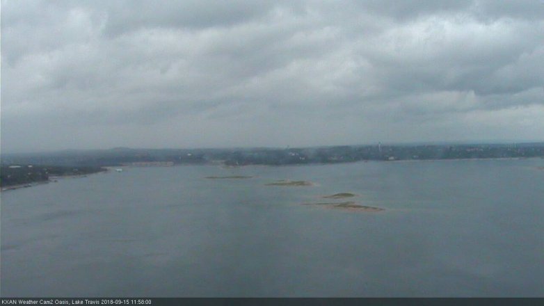 Lake Travis webcam, September 15, 2018 11:00 AM CT