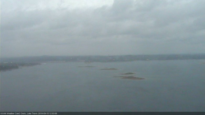 Lake Travis webcam, September 15, 2018 11:05 AM CT