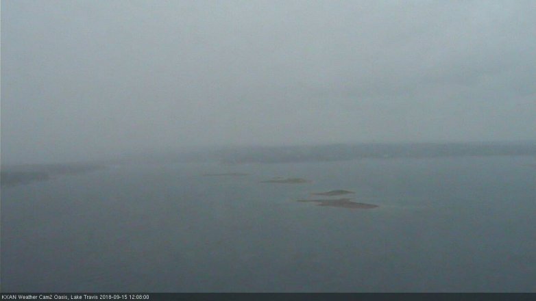 Lake Travis webcam, September 15, 2018 11:10 AM CT