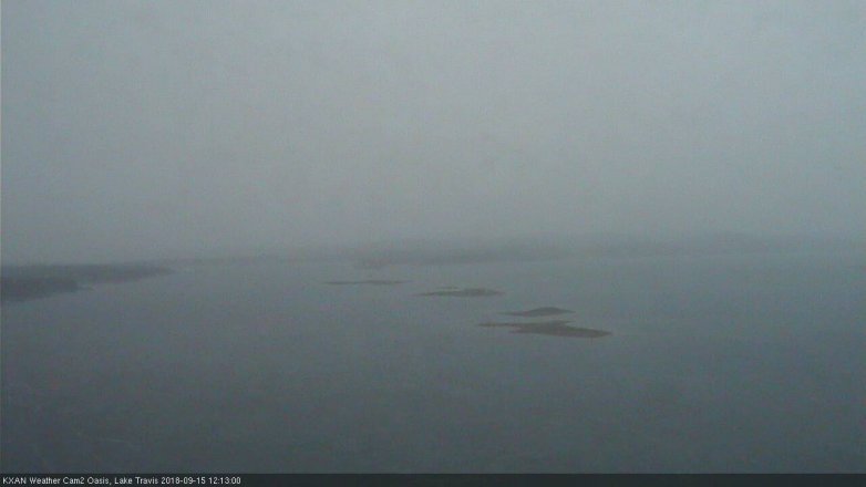 Lake Travis webcam, September 15, 2018 11:15 AM CT