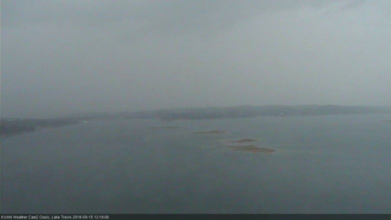 Lake Travis webcam, September 15, 2018 11:20 AM CT