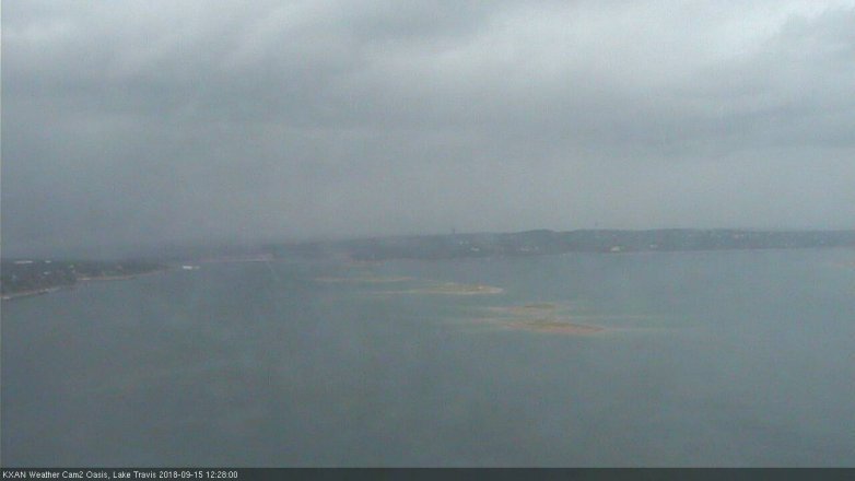 Lake Travis webcam, September 15, 2018 11:30 AM CT