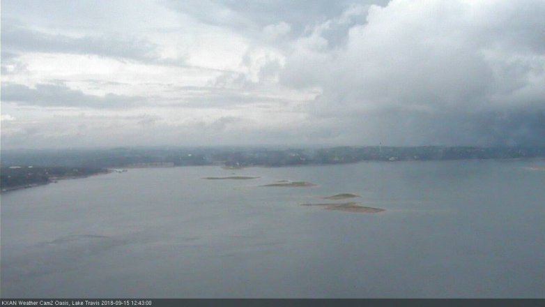 Lake Travis webcam, September 15, 2018 11:45 AM CT