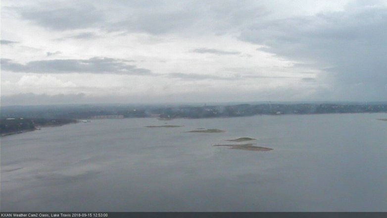 Lake Travis webcam, September 15, 2018 11:55 AM CT