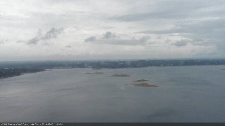 Lake Travis webcam, September 15, 2018 12:05 PM CT
