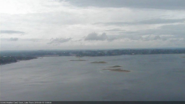 Lake Travis webcam, September 15, 2018 12:10 PM CT