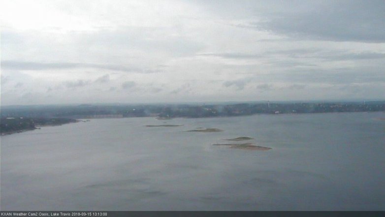 Lake Travis webcam, September 15, 2018 12:15 PM CT