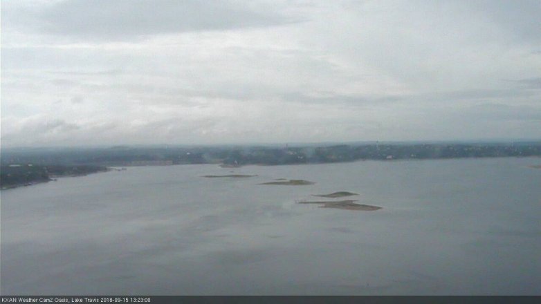 Lake Travis webcam, September 15, 2018 12:25 PM CT