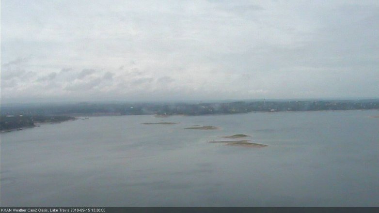Lake Travis webcam, September 15, 2018 12:40 PM CT
