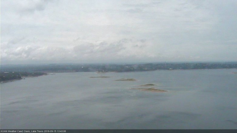 Lake Travis webcam, September 15, 2018 12:45 PM CT