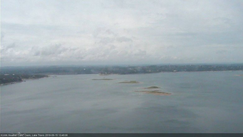 Lake Travis webcam, September 15, 2018 12:50 PM CT