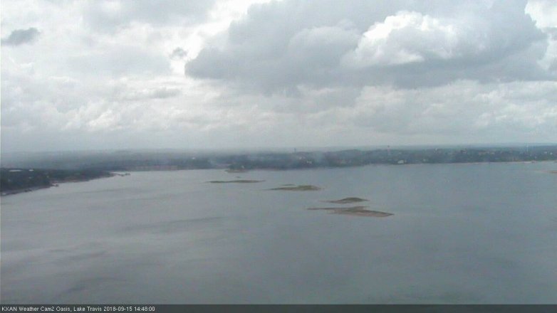 Lake Travis webcam, September 15, 2018 1:50 PM CT