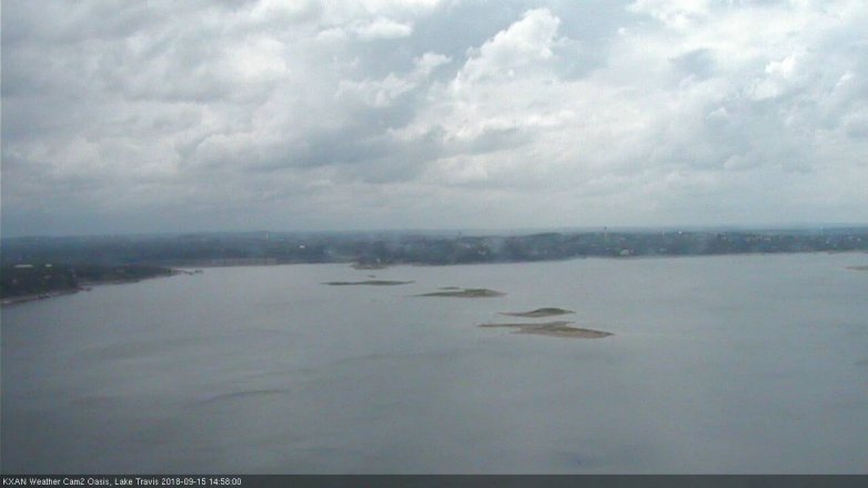 Lake Travis webcam, September 15, 2018 2:00 PM CT