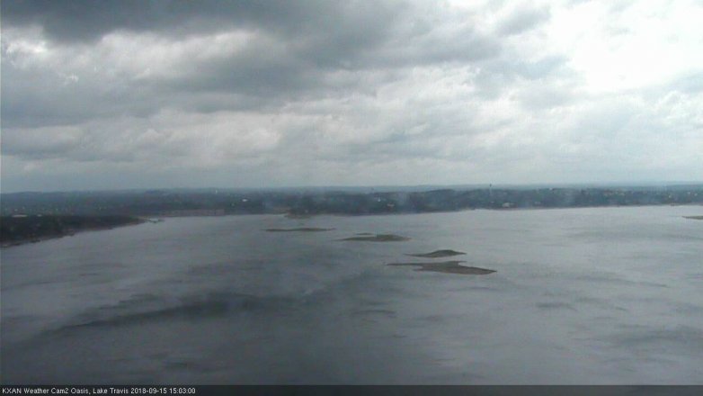 Lake Travis webcam, September 15, 2018 2:05 PM CT