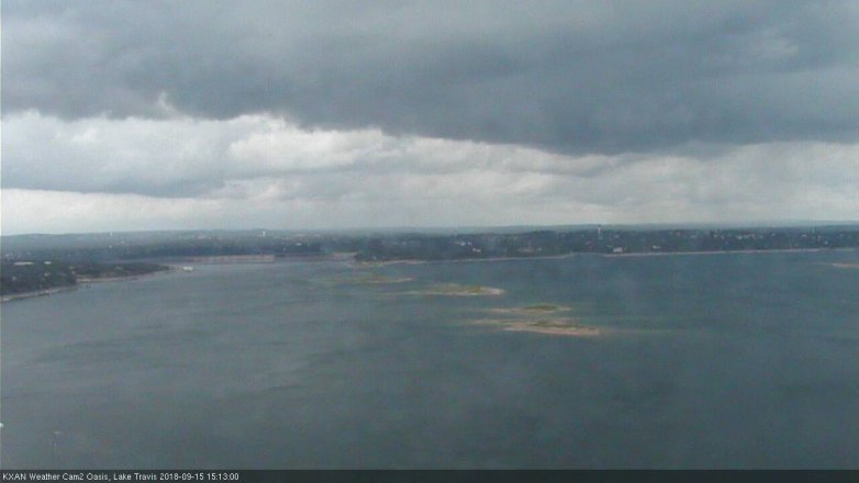 Lake Travis webcam, September 15, 2018 2:15 PM CT