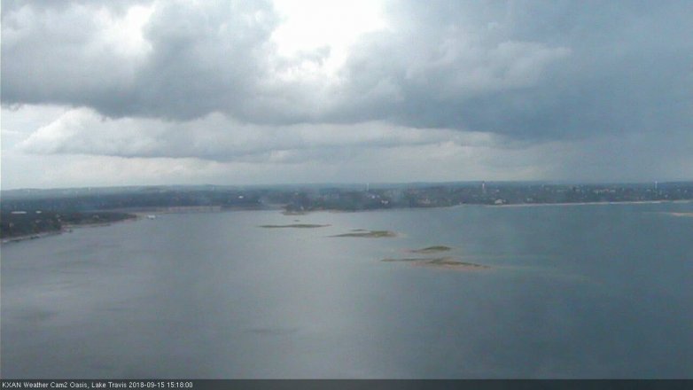 Lake Travis webcam, September 15, 2018 2:20 PM CT