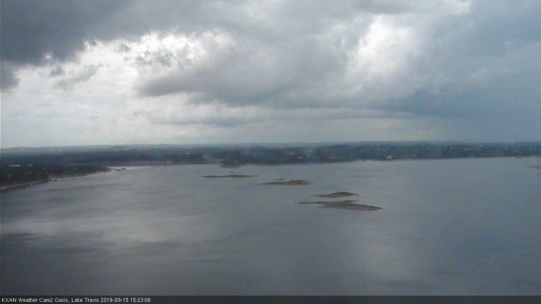 Lake Travis webcam, September 15, 2018 2:25 PM CT