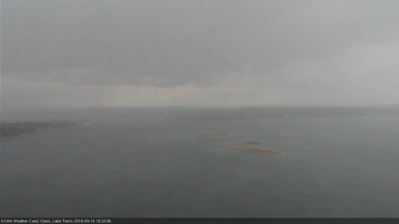 Lake Travis webcam, September 15, 2018 2:35 PM CT