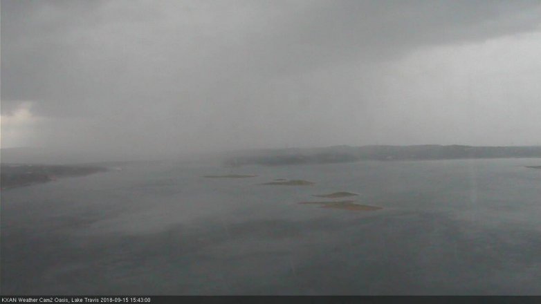 Lake Travis webcam, September 15, 2018 2:45 PM CT
