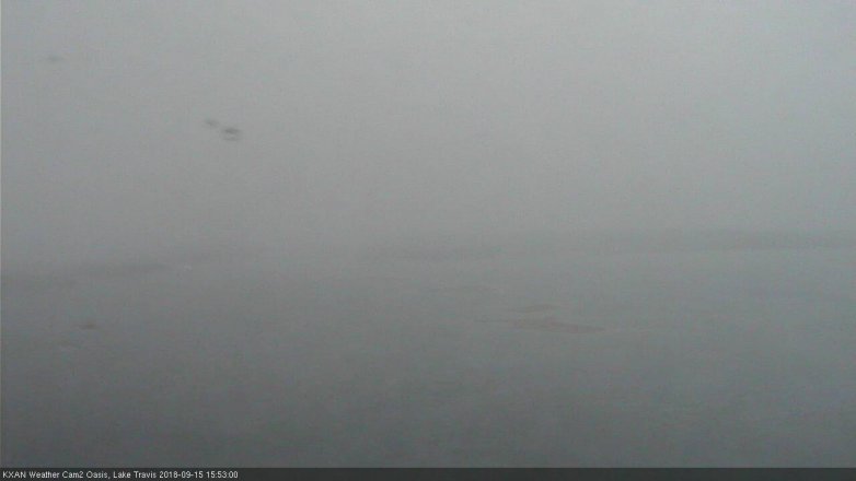 Lake Travis webcam, September 15, 2018 2:55 PM CT