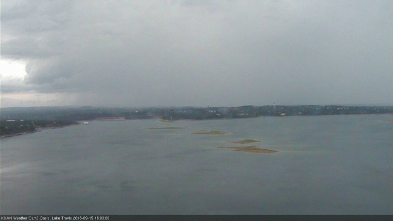Lake Travis webcam, September 15, 2018 3:05 PM CT