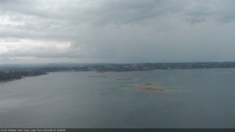 Lake Travis webcam, September 15, 2018 3:10 PM CT
