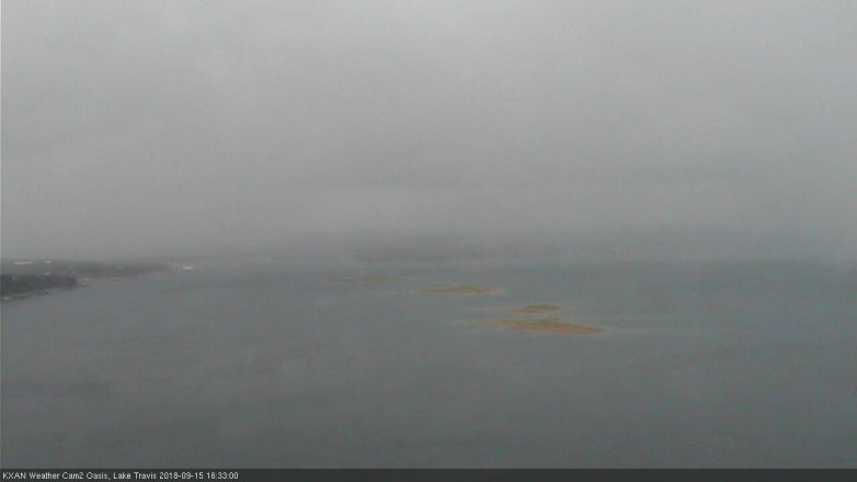 Lake Travis webcam, September 15, 2018 3:35 PM CT