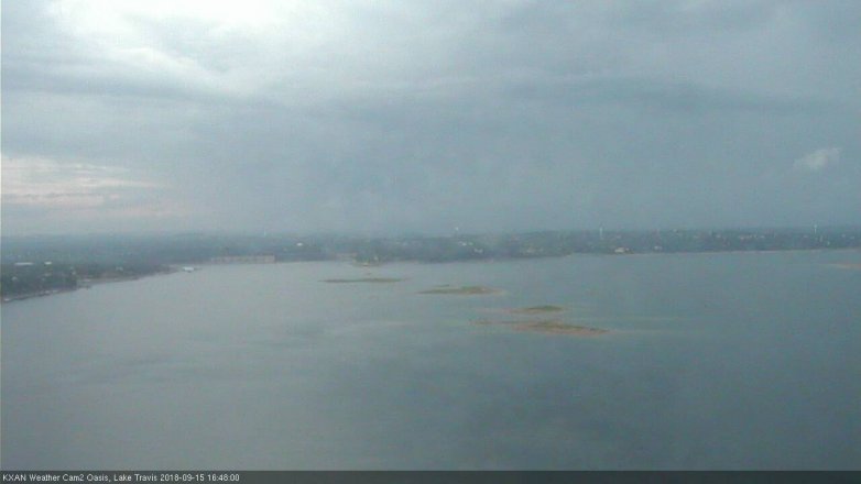 Lake Travis webcam, September 15, 2018 3:50 PM CT