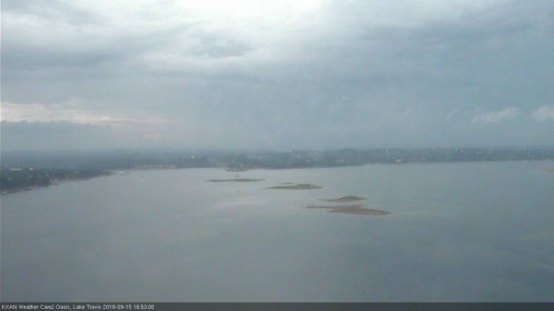 Lake Travis webcam, September 15, 2018 3:55 PM CT