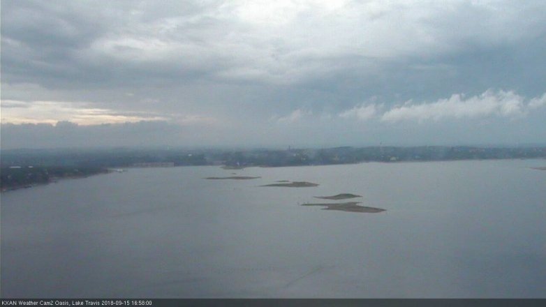 Lake Travis webcam, September 15, 2018 4:00 PM CT