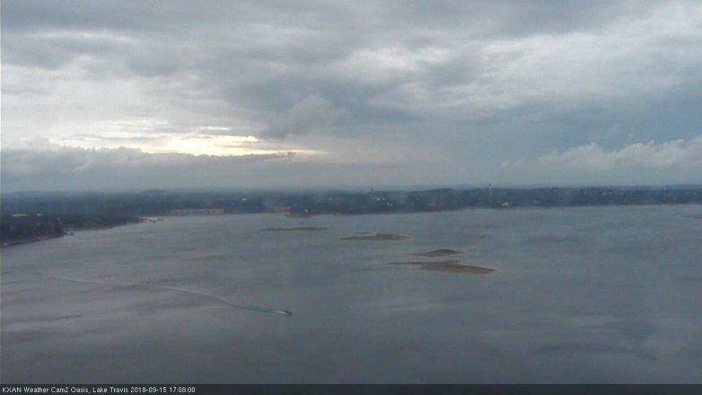 Lake Travis webcam, September 15, 2018 4:10 PM CT