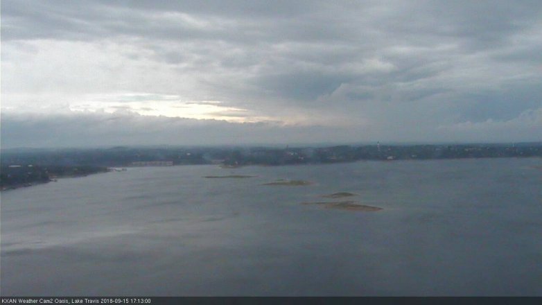 Lake Travis webcam, September 15, 2018 4:15 PM CT