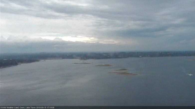 Lake Travis webcam, September 15, 2018 4:20 PM CT