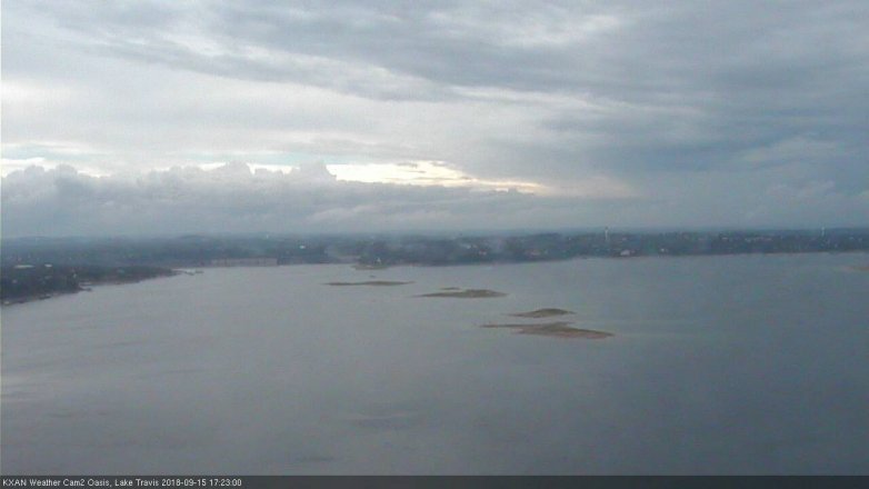 Lake Travis webcam, September 15, 2018 4:25 PM CT