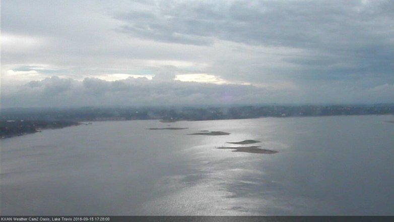 Lake Travis webcam, September 15, 2018 4:30 PM CT