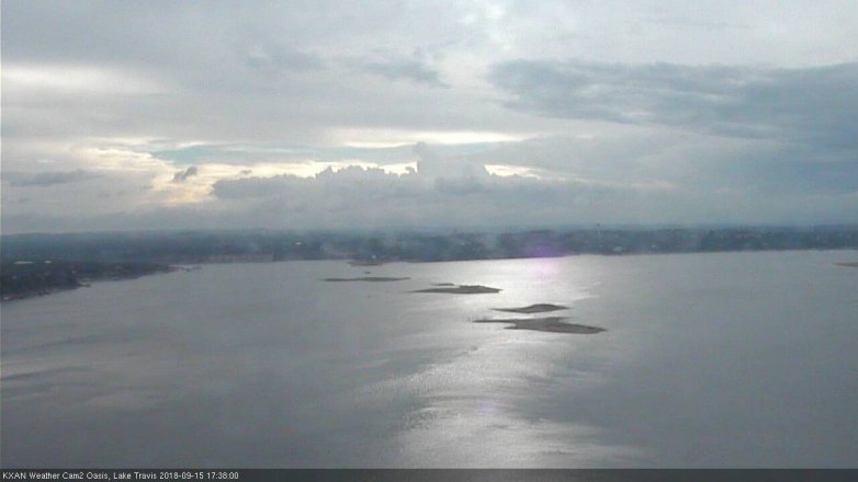 Lake Travis webcam, September 15, 2018 4:40 PM CT