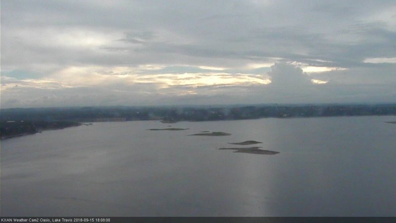 Lake Travis webcam, September 15, 2018 5:10 PM CT