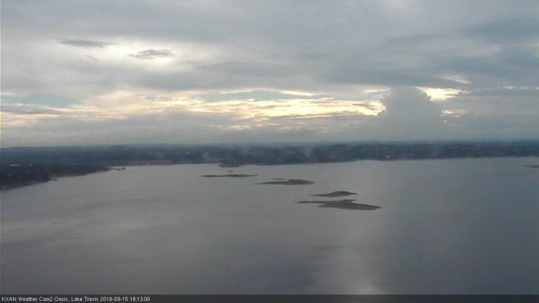Lake Travis webcam, September 15, 2018 5:15 PM CT