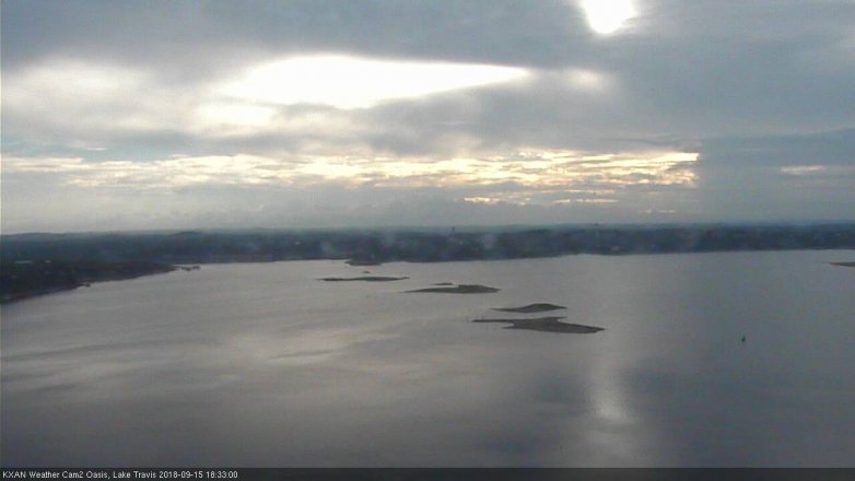 Lake Travis webcam, September 15, 2018 5:35 PM CT