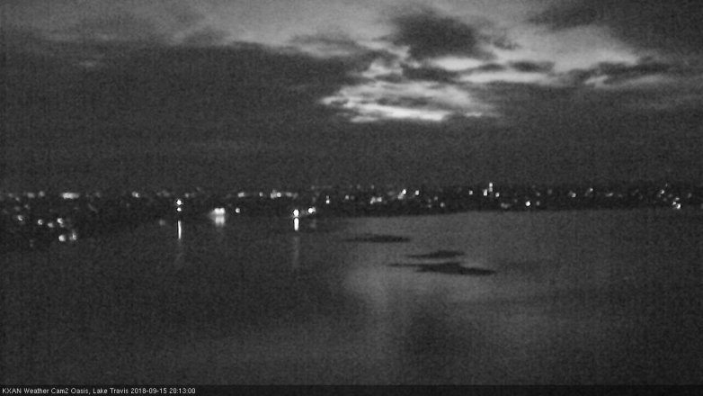 Lake Travis webcam, September 15, 2018 7:15 PM CT
