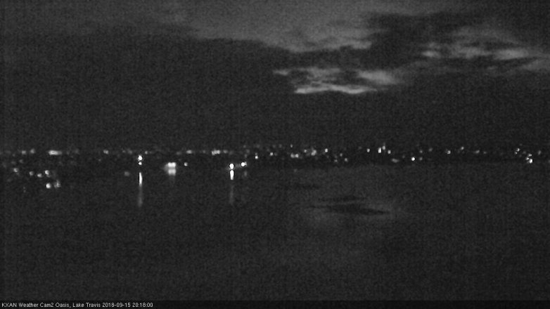 Lake Travis webcam, September 15, 2018 7:20 PM CT