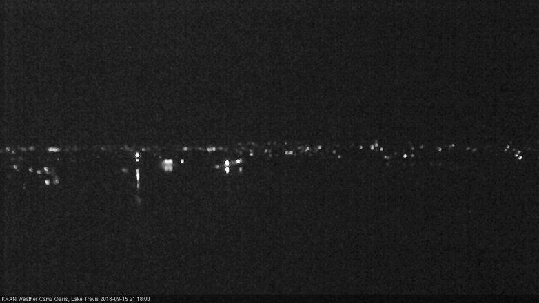 Lake Travis webcam, September 15, 2018 8:20 PM CT
